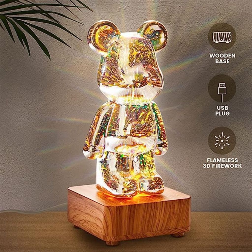 StarLightBear™ - Lampe LED 3D en Forme d'Ours